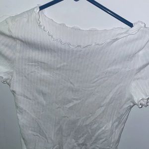 SHEIN white shirt size 0-2 (XS)